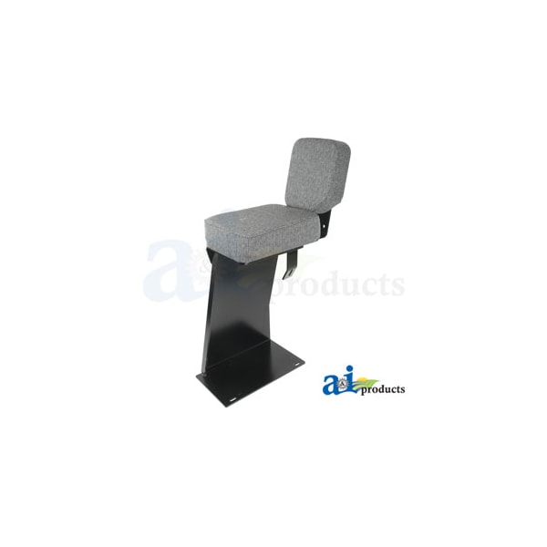 Seat, Instuctional; Black/Gray Matrix Fabric w/ Handle 22" x17" x13"